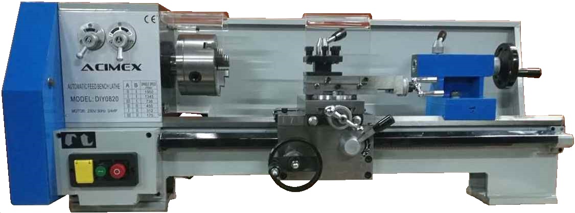 Tour à Métaux Entre-pointes 520mm Sans Établi Moteur 550W Tour à Métaux Entre-pointes 520mm Sans Établi Moteur 550W