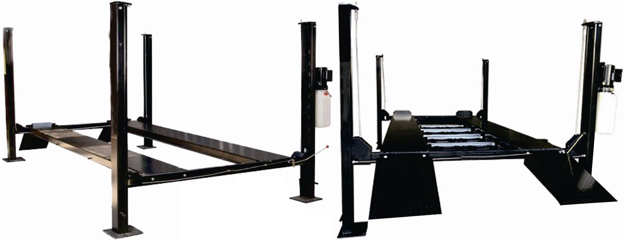 Pont Élévateur Parking 4 Colonnes 4T Triphasé 380V Chemin De 4686 mm, Hauteur De Levage 2m Pont Élévateur Parking 4 Colonnes 4T Triphasé 380V Chemin De 4686 mm, Hauteur De Levage 2m