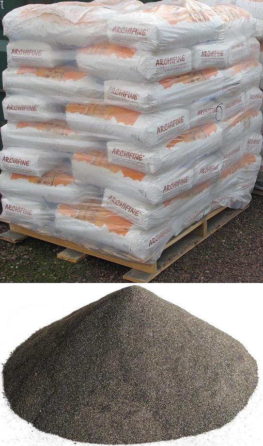 Lot De 25 Sacs D Abrasif De Sablage Archifine n 6 De 25 kg Sableuse