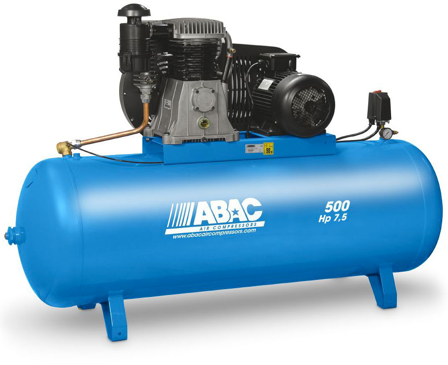 Abac Compresseur 500L 7,5CV Bi-étagé 400V