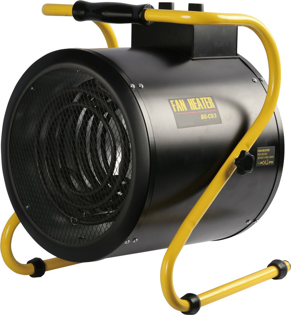 Chauffage De Chantier Electrique 9000W 380V Triphasé 980 M3/h