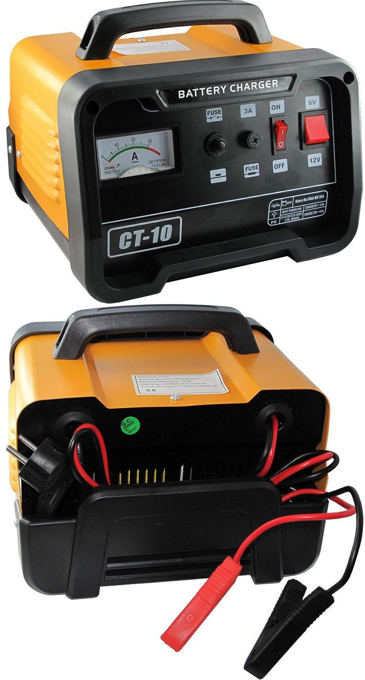 Chargeur De Batterie Automatique 10A 6/12V