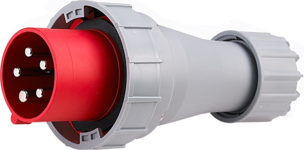 Prise Triphasée 3P+N+T Mâle 63A 380V Étanche IP67