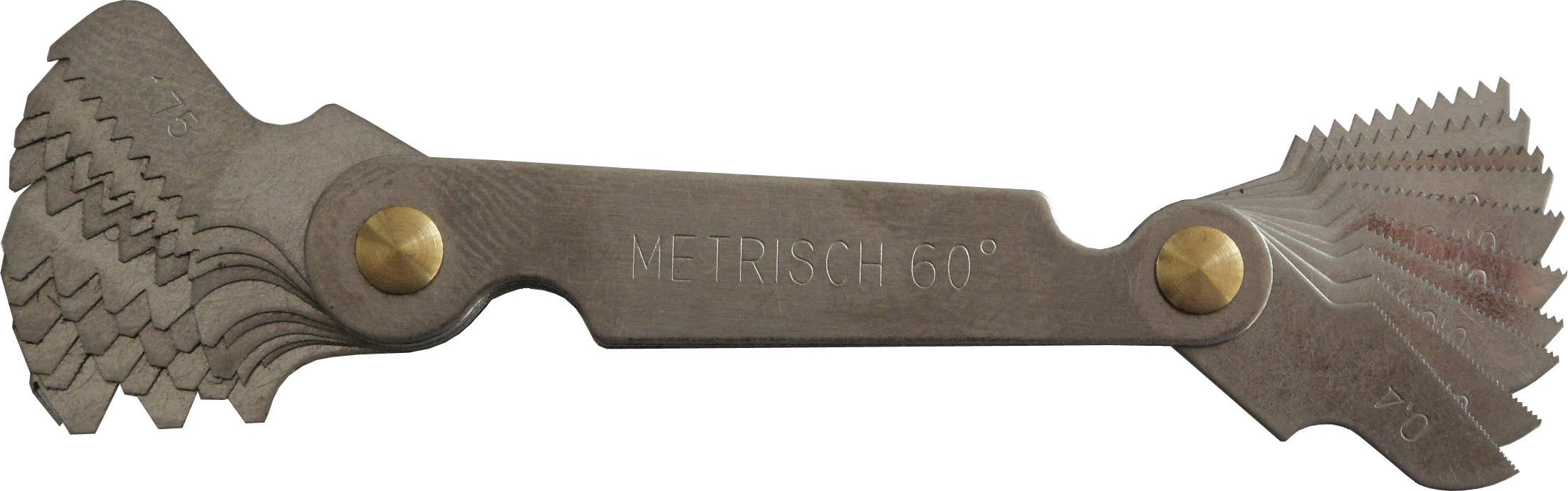 Jauge De Filetage En Système Métrique 20 Lames Jauge De Filetage En Système Métrique 20 Lames