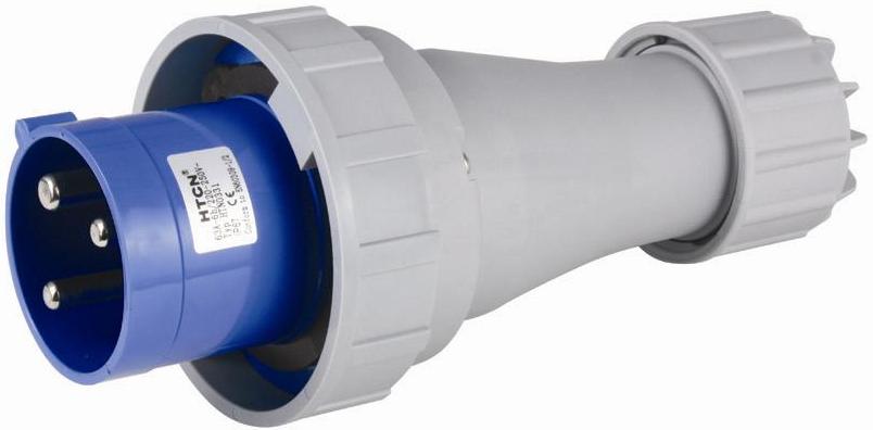 Prise 2p+T mâle 63A Étanche IP67