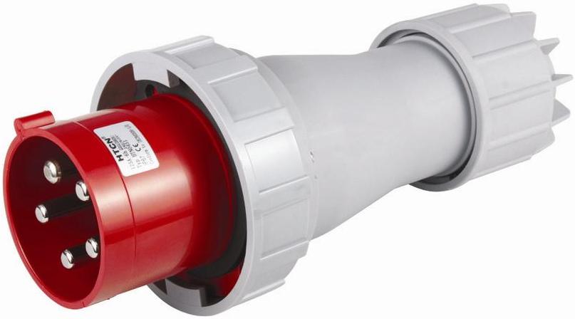 Prise Triphasée 3P+N+T Mâle 125A 380V Étanche IP67 Prise Triphasée 3P+N+T Mâle 125A 380V Étanche IP67