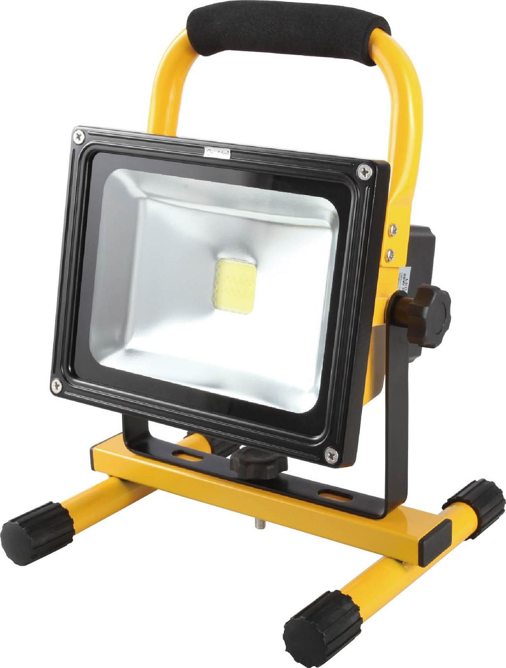Projecteur De Chantier Led 20W Portable IP44 Rechargeable