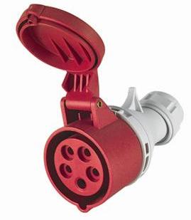 Prise Mobile Triphasée 3P+N+T Femelle 16A 380V