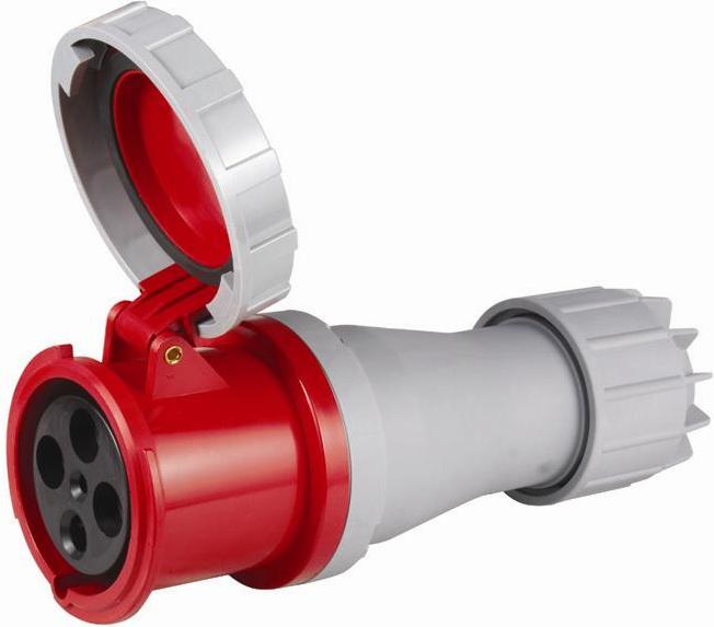 Prise Mobile Triphasée 3P+T Femelle 125A 380V Étanche IP67