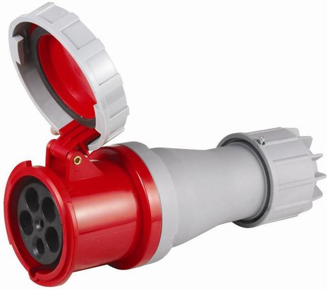 Prise Mobile Triphasée 3P+N+T Femelle 125A 380V Étanche IP67