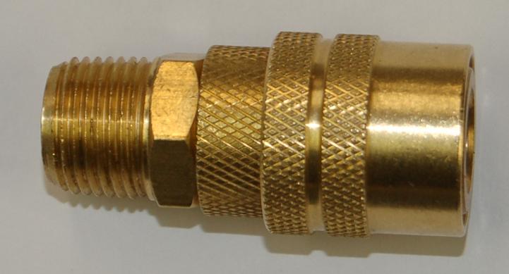 Raccord Pneumatique Rapide Fileté Mâle 3/8"