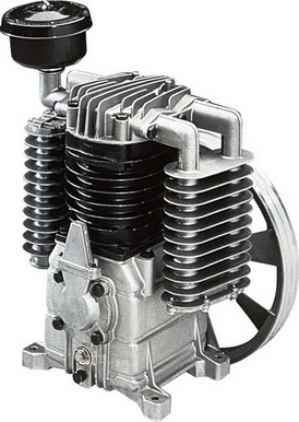 Tête De Compression Nue 7,5CV, Chemisée Fonte, Avec Volant Et Filtre D'Aspiration Tête De Compression Nue 7,5CV, Chemisée Fonte, Avec Volant Et Filtre D'Aspiration