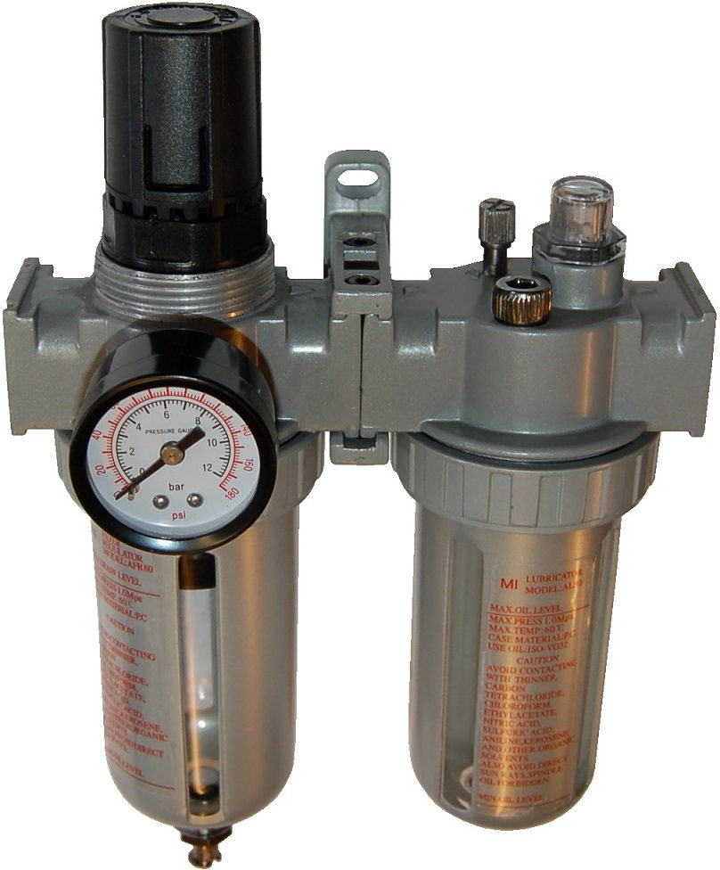 Filtre régulateur lubrificateur pour air comprimé - BJS Matériel TP