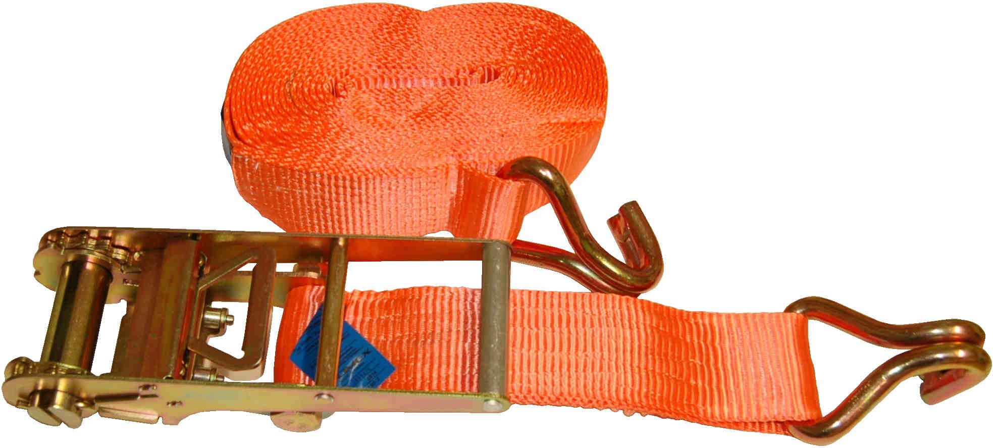 10x Sangle darrimage avec crochets 10 m à 10000 kg, jusquà 10,0 t / 10000  daN, sangle à cliquet en deux parties jaune, 75 mm Largeur de la ceinture :  : Bricolage