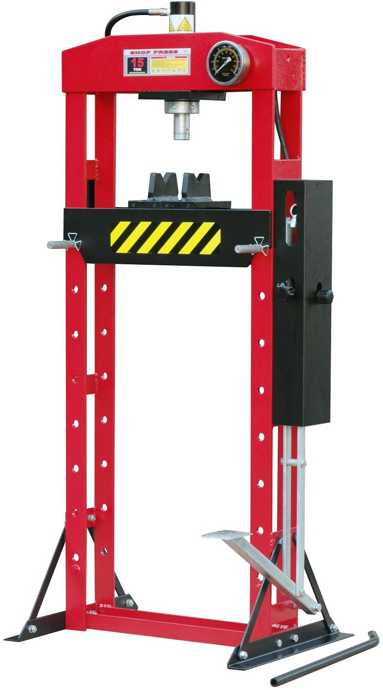 Presse Hydraulique D'atelier 15T Manuelle 2 Vitesses