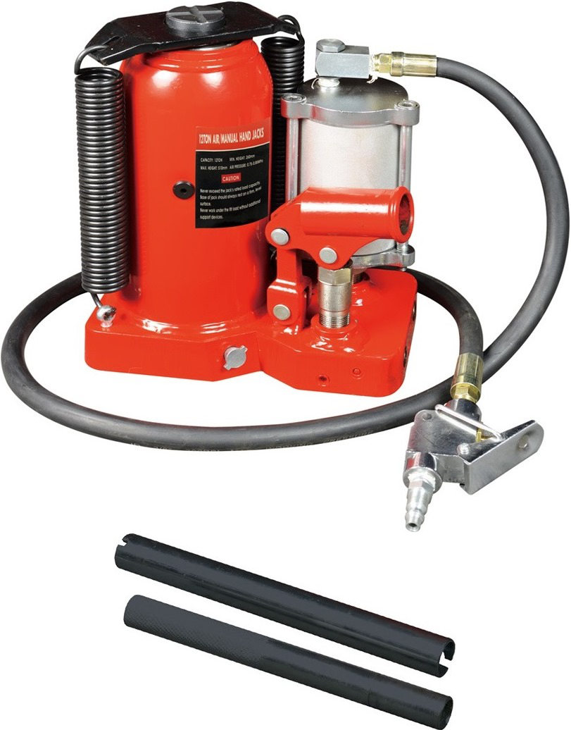 Cric Bouteille Hydropneumatique 12 Tonnes Embase Soudée