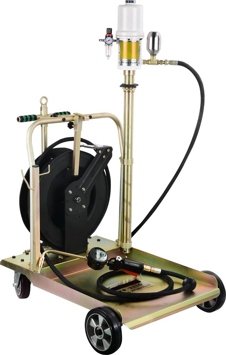 Distributeur D'huile Pneumatique Mobile Pour Fût De 180/220 L