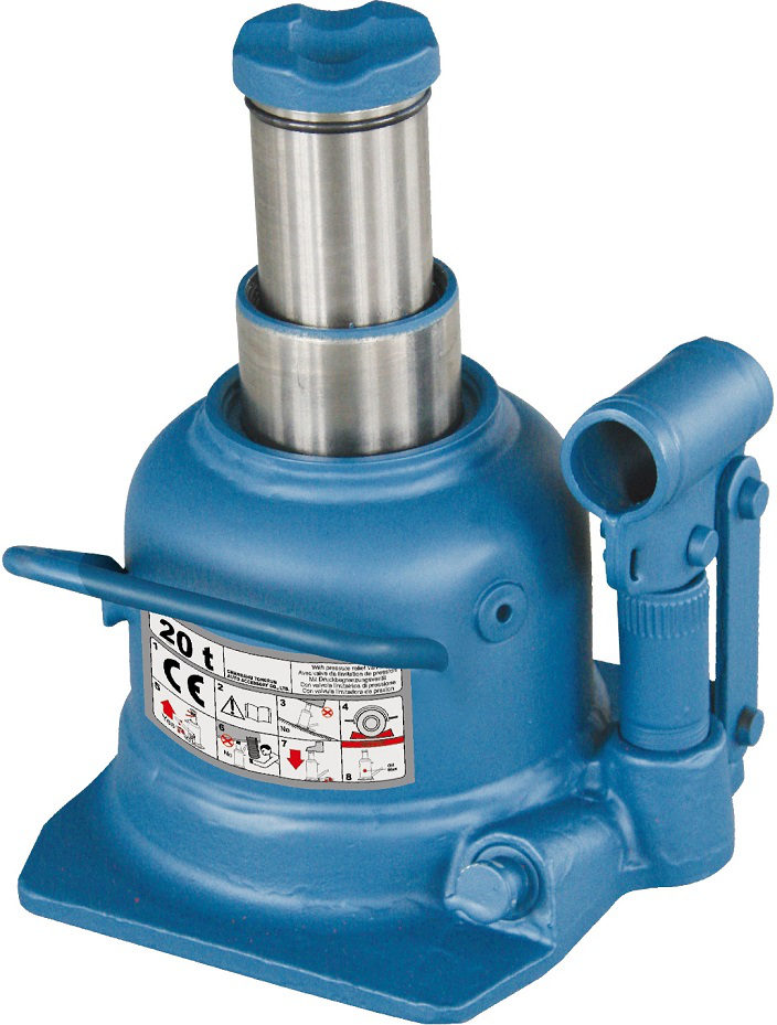 Cric Bouteille Hydraulique 20 Tonnes Télescopique Surbaissé