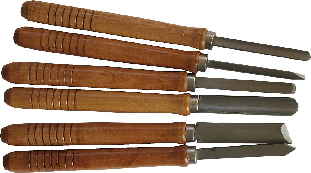 Lot De 6 Outils Pour Tour à Bois