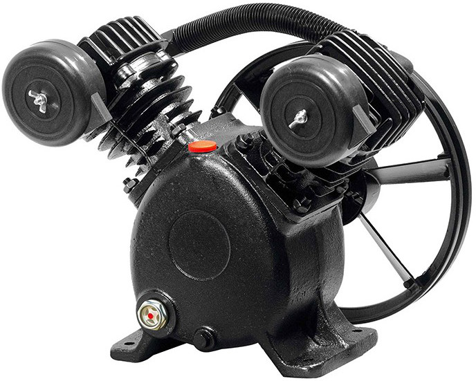 Tête De Compression Nue 2CV, Cylindre Fonte, Chemisée Fonte, Coaxiale Avec Filtre D'Aspiration