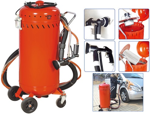 Sableuse Mobile 105L Avec Système D'aspiration