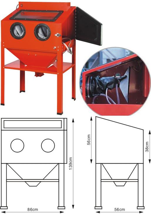 Cabine De Sablage 220L Cabine De Sablage 220L