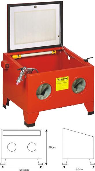 Mini Cabine De Sablage 90L