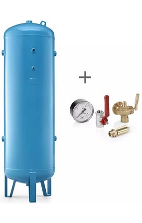 Réservoir D'air Vertical 100L Peint, Avec Accessoire