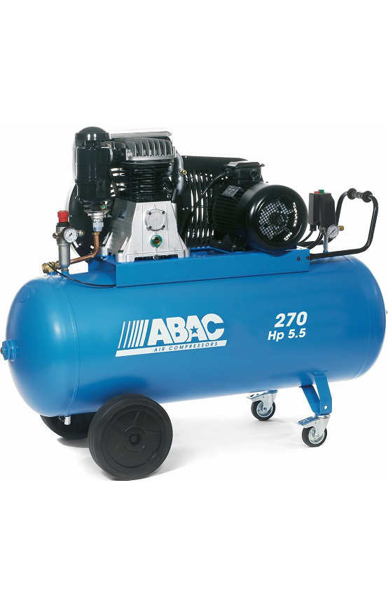 Abac Compresseur 270L 5,5CV Bi-cylindrique Bi-étagé 400V