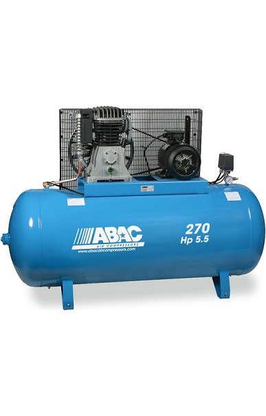Abac Compresseur 270L 5,5CV Cylindres En Fonte Bi-étagés Triphasé