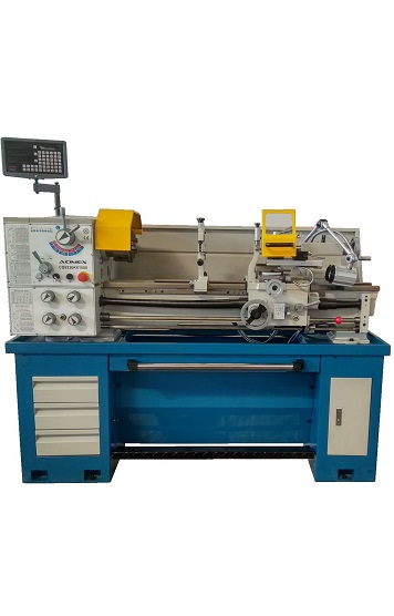 Tour à Métaux Entre-pointes 1000mm Monophasé 230V Avec Frein à Pied A Commande Numérique DRO