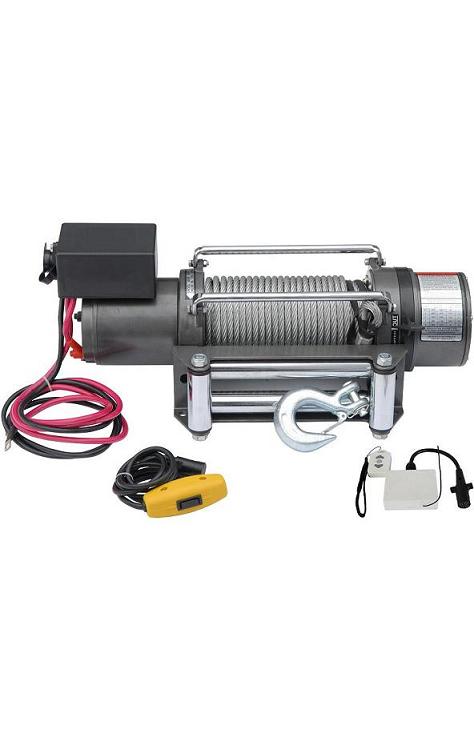 Treuil Électrique 12V Traction Max 3629 kg Avec Télécommande
