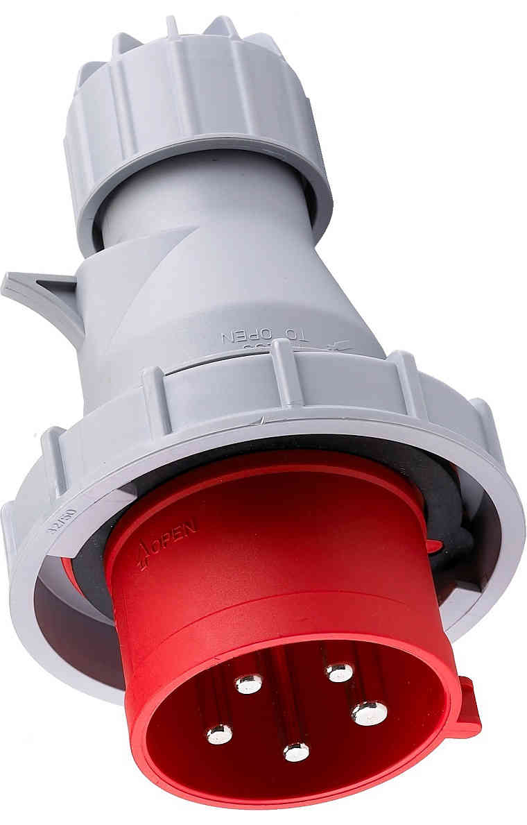 Prise Triphasée 3P+N+T Mâle 32A 380V Etanche IP67