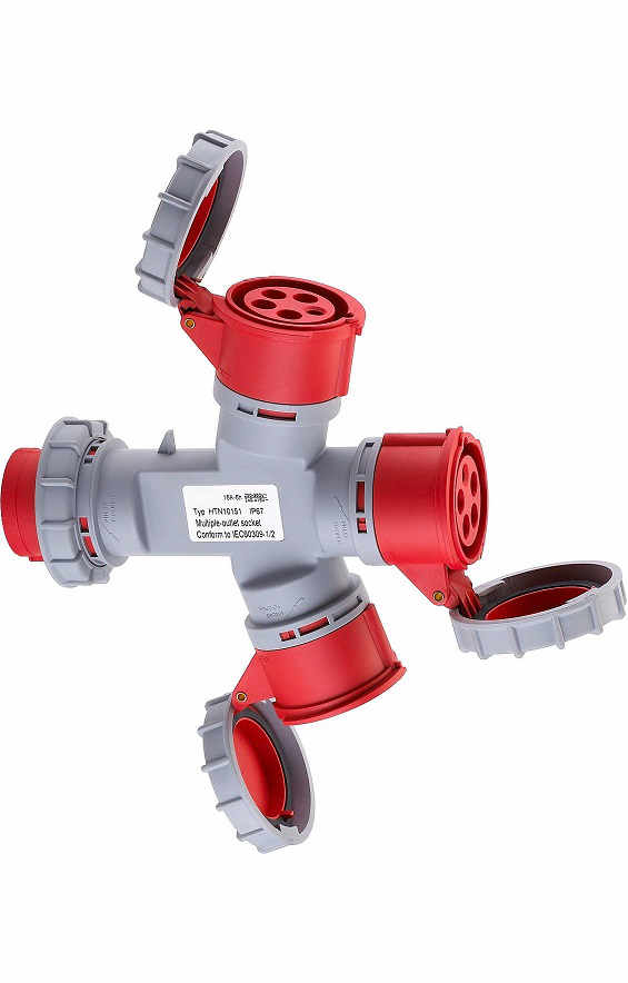 Multiprise 3 Prises CEE 16A 3P+N+T 380V Etanche IP67