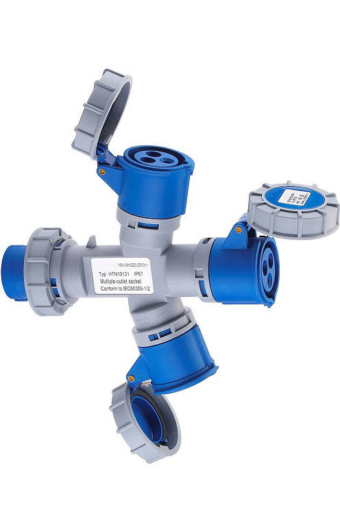 Multiprise 3 Prises CEE 32A 2P+T 230V Etanche IP67