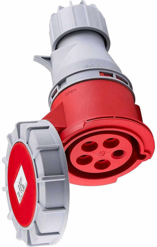 Prise Mobile Triphasée 3P+N+T Femelle 16A 380V Etanche IP67