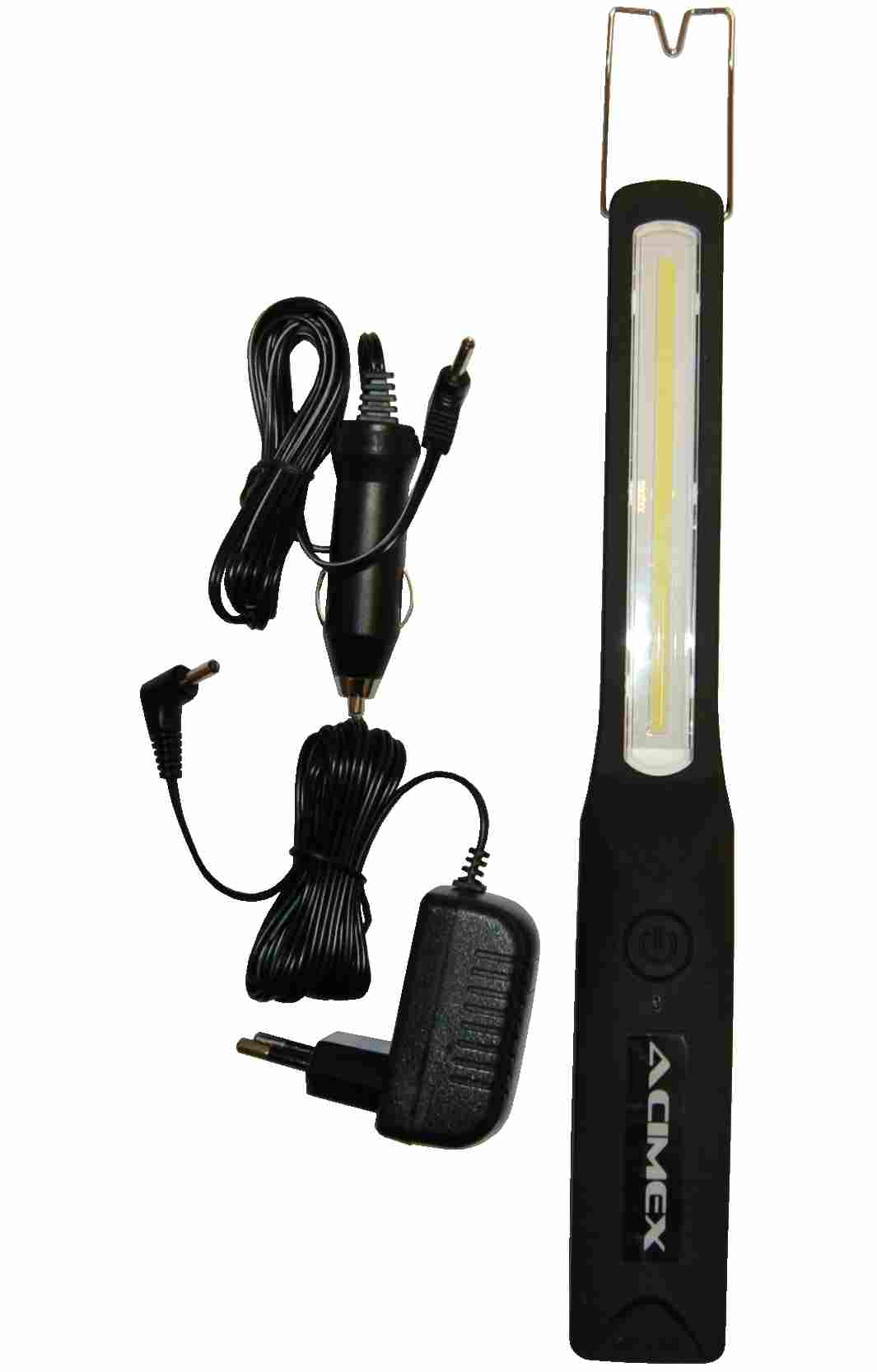 Lampe torche LED rechargeable 3W+3W 007935030030