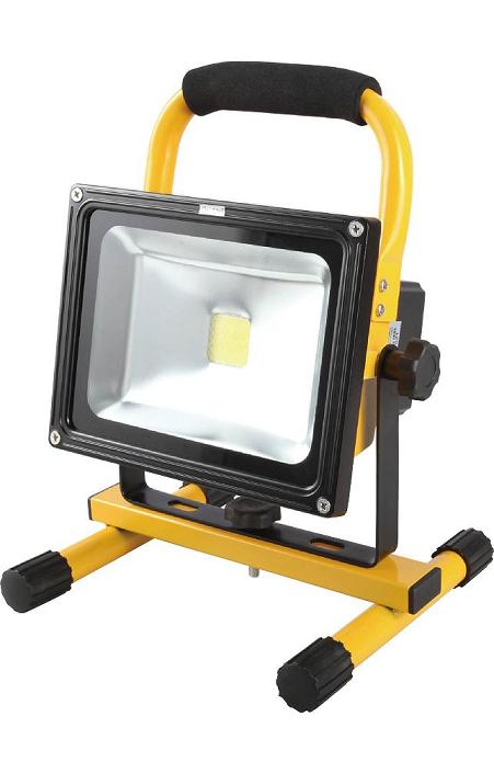Projecteur De Chantier Led 20W Portable IP44 Rechargeable