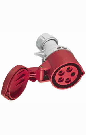 Prise Mobile Triphasée 3P+N+T Femelle 16A 380V