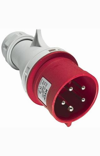 Prise Triphasée 3P+N+T Mâle 32A 380V