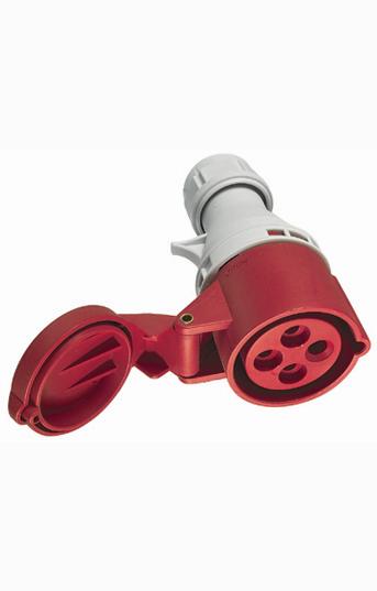 Prise Mobile Triphasée 3P+T Femelle 16A 380V