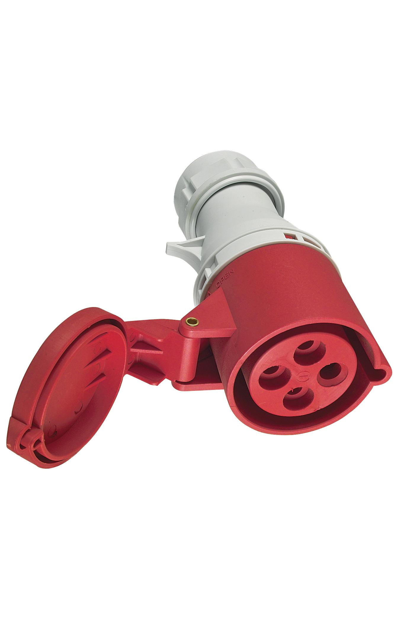 Prise Mobile Triphasée 3P+T Femelle 32A 380V