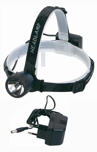 Lampe Frontale Rechargeable 2 LED + Lampe Xénon