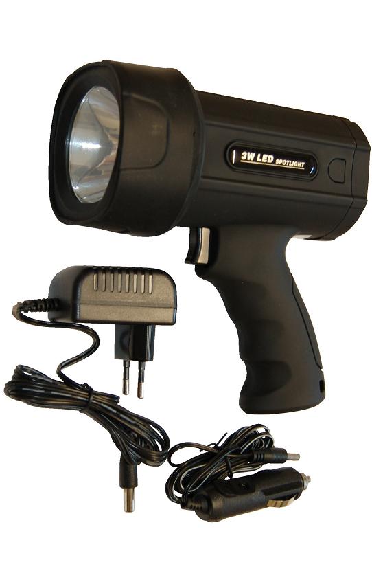 Baladeuse led rechargeable 3W+1W