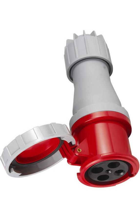 Prise Mobile Triphasée 3P+T Femelle 125A 380V Étanche IP67