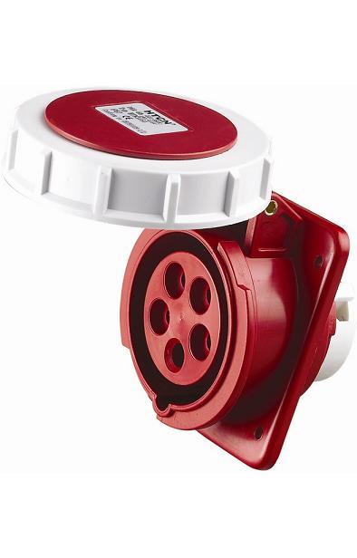 Prise Encastrable Triphasée 3P+N+T Femelle 16A 380V Étanche IP67