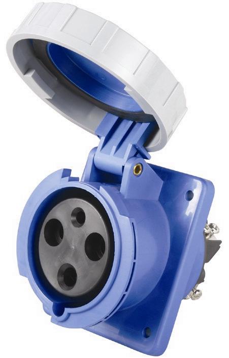 Prise Encastrable 2p+T Femelle 63A Étanche IP67