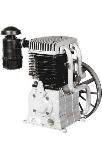 Tête De Compression Nue 10CV, Chemisée Fonte, Avec Volant Et Filtre D'Aspiration