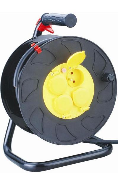 Enrouleur Électrique 25m IP44 De Chantier 3x2,5mm² Pro