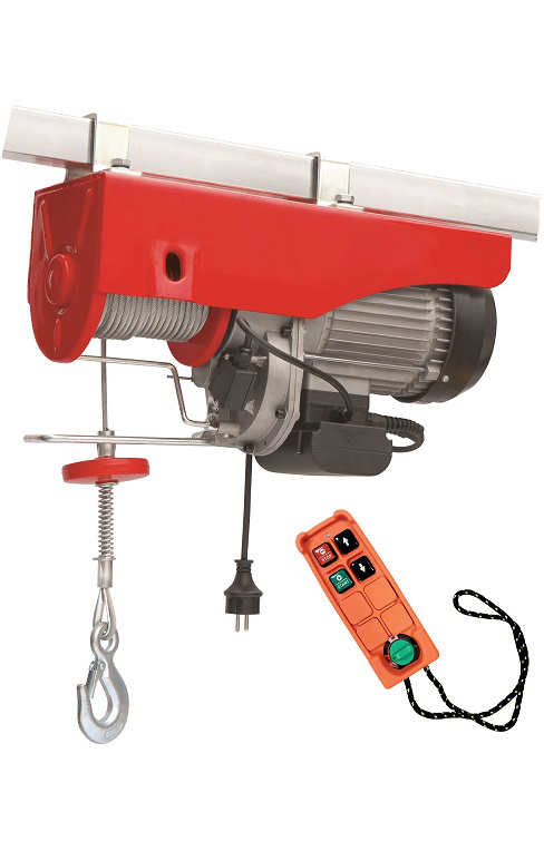 Palan Électrique 230V 1600W 500/1000 kg Avec Télécommande